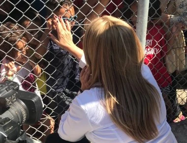 Τη Μόρια επισκέφθηκε η Φώφη Γεννηματά (φώτο)